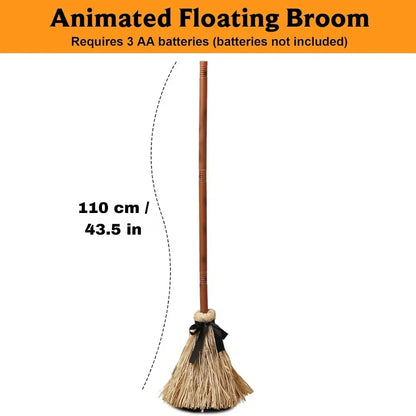 Floating Witch’s Broom – Moves & Laughs with Sound and Touch Homezys