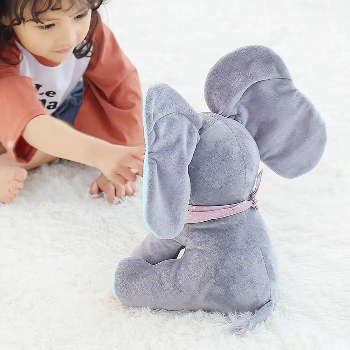 Sing & Play Elephant — Musical, Wiggling Cuddle Toy for Kids! Homezys