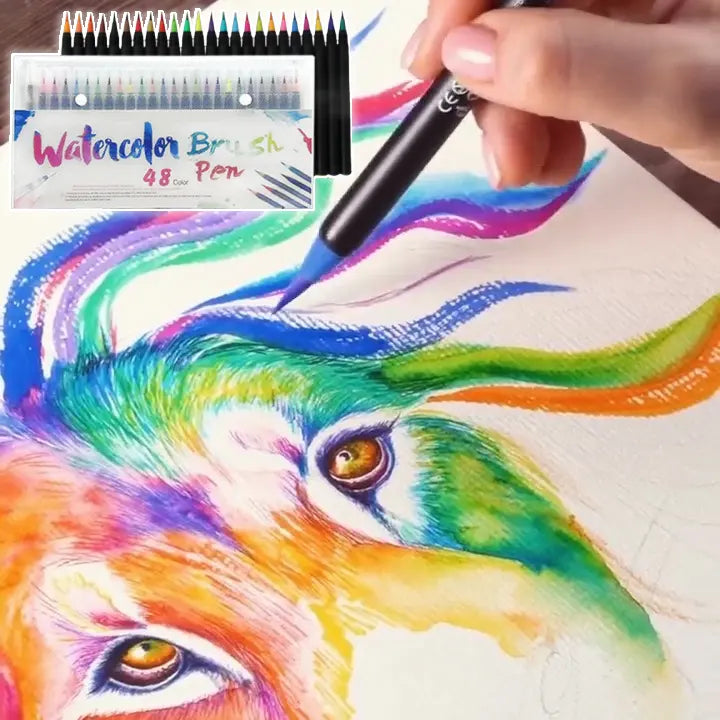 Elegant Watercolor Brush Set – Creative Painting Made Easy Homezys