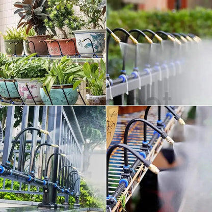 360° Drip Irrigation Kit for Effortless Garden Hydration Homezys