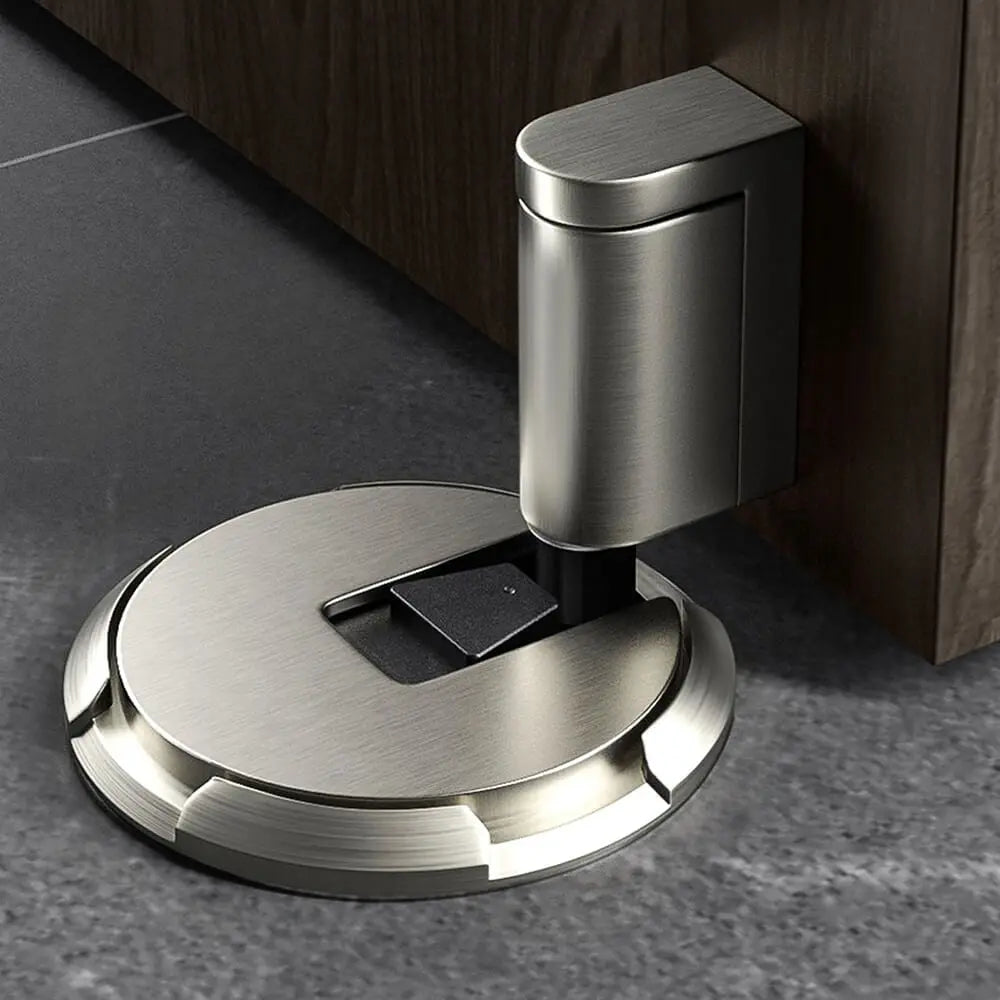 Mechanical floor doorstop - Push system for secure door stop Mivoza Germany