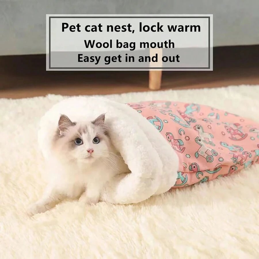 Cat Bed — Cozy Warmth and Secure Comfort Homezys
