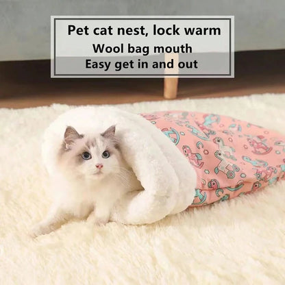 Cat Bed — Cozy Warmth and Secure Comfort Homezys