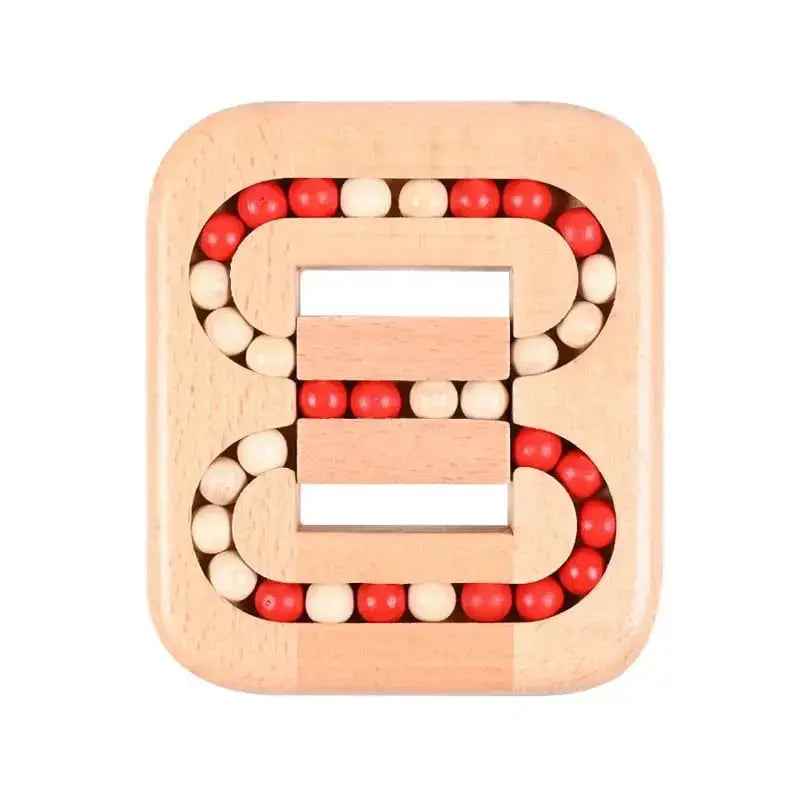 Handheld Wooden Maze Bean Puzzle - Calm Your Mind, Sharpen Focus Homezys