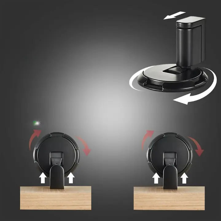 Mechanical floor doorstop - Push system for secure door stop Mivoza Germany