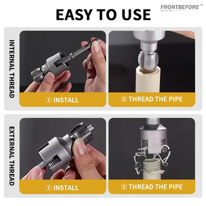 Heavy Duty Thread Cutter  — Versatile Tool for Perfect Pipe Fittings Homezys
