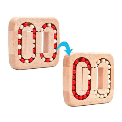 Handheld Wooden Maze Bean Puzzle - Calm Your Mind, Sharpen Focus Homezys