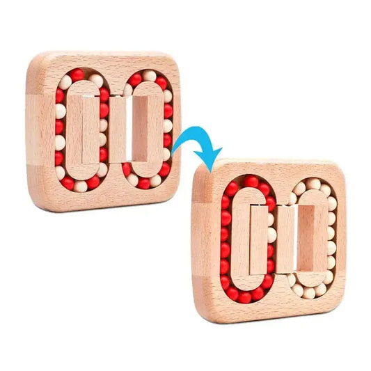 Handheld Wooden Maze Bean Puzzle - Calm Your Mind, Sharpen Focus Homezys