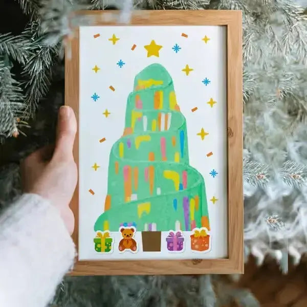 Squeegee Art Paint Kit – 35 Pieces Kids Dot Color Scratch Set Homezys