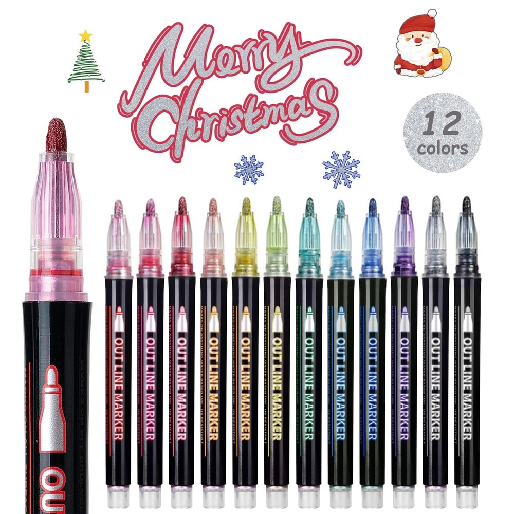 Metallic Marker Set – Creative Effects on Every Surface Homezys