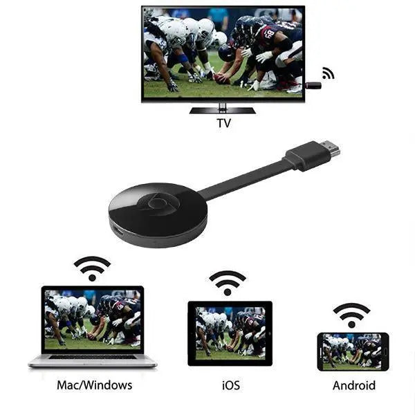 Wireless 1080P screen projector - simply connect your smartphone to the TV Mivoza Germany