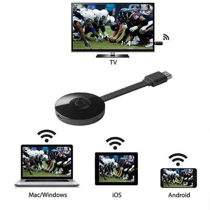 Wireless 1080P screen projector - simply connect your smartphone to the TV Mivoza Germany