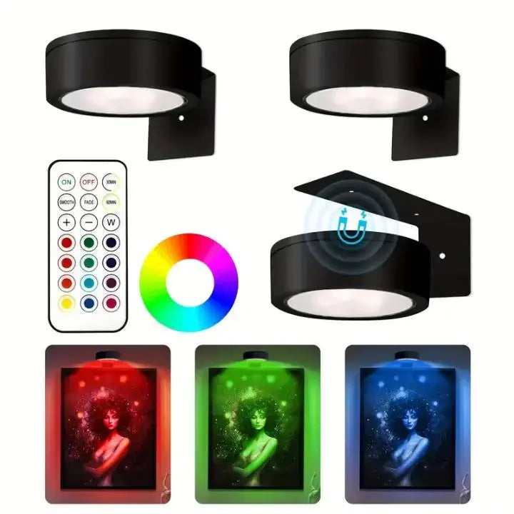 Magnetic LED light - Effortless Art Illumination Mivoza Deutschland