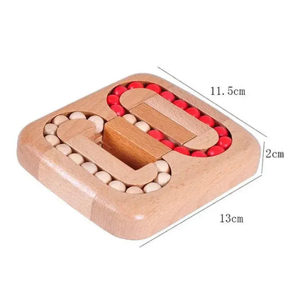 Handheld Wooden Maze Bean Puzzle - Calm Your Mind, Sharpen Focus Homezys