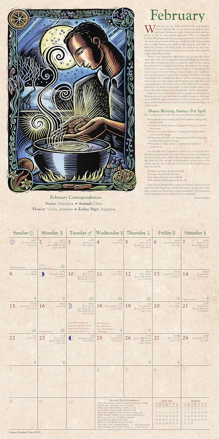 2026 Witches’ Calendar🔮 Mivoza Deutschland