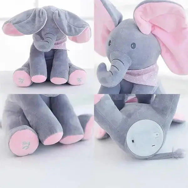 Sing & Play Elephant — Musical, Wiggling Cuddle Toy for Kids! Homezys