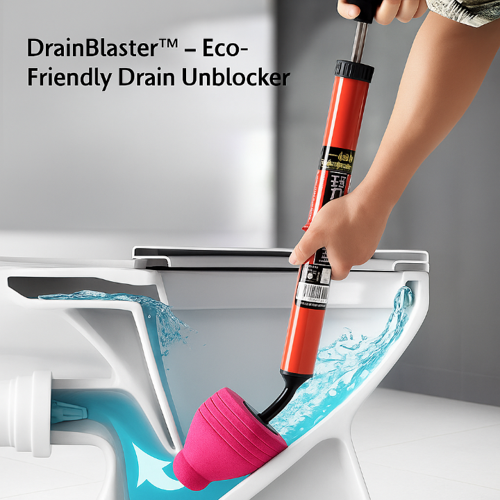 DrainBlaster™ – Eco-Friendly Drain Unblocker That Clears Clogs in Seconds Homezys