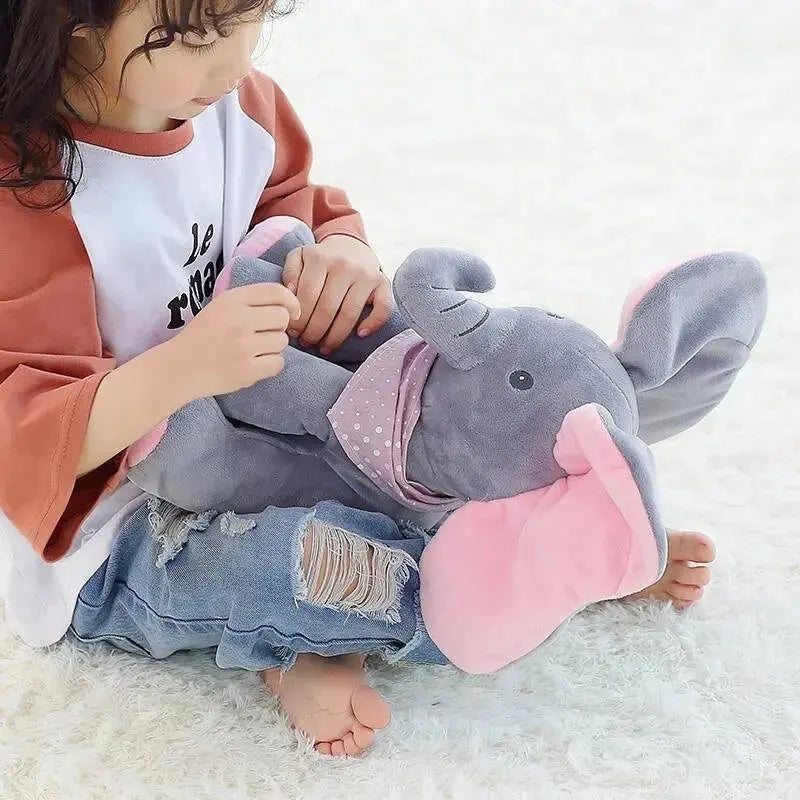 Sing & Play Elephant — Musical, Wiggling Cuddle Toy for Kids! Homezys