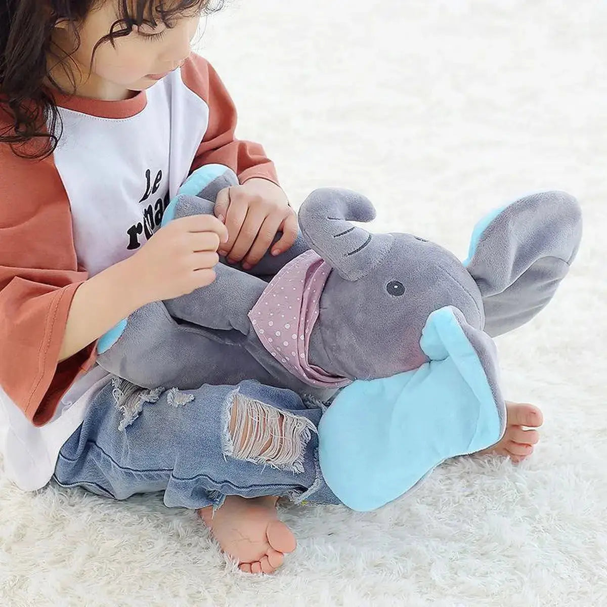 Sing & Play Elephant — Musical, Wiggling Cuddle Toy for Kids! Homezys