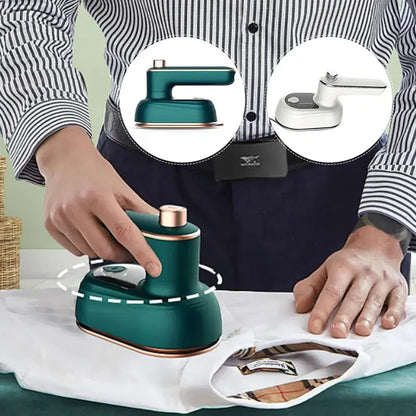 Compact 2-in-1 mini steam iron for effortless ironing Mivoza Germany