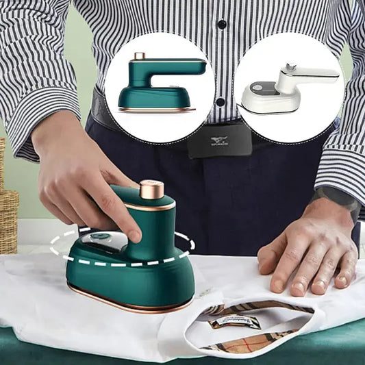 Compact 2-in-1 mini steam iron for effortless ironing Mivoza Germany