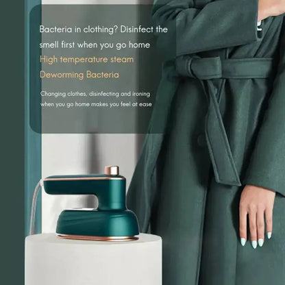 Compact 2-in-1 mini steam iron for effortless ironing Mivoza Germany