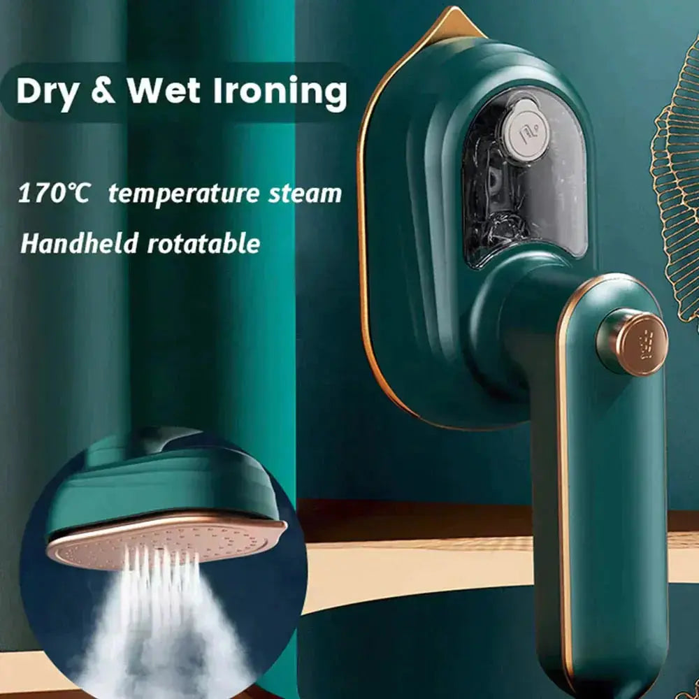 Compact 2-in-1 mini steam iron for effortless ironing Mivoza Germany