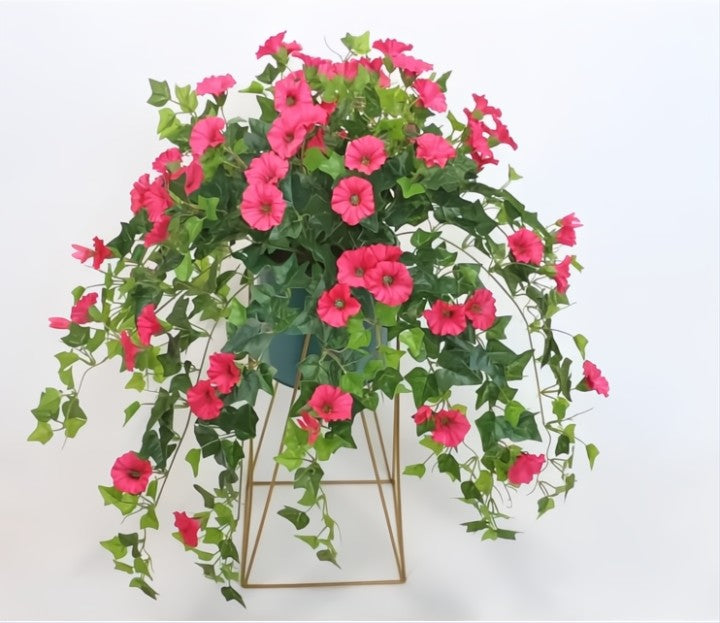 Buy 1 Get 1 Free | Artificial Morning Glory Hanging Flowers Homezys