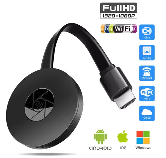 Wireless 1080P screen projector - simply connect your smartphone to the TV Mivoza Germany