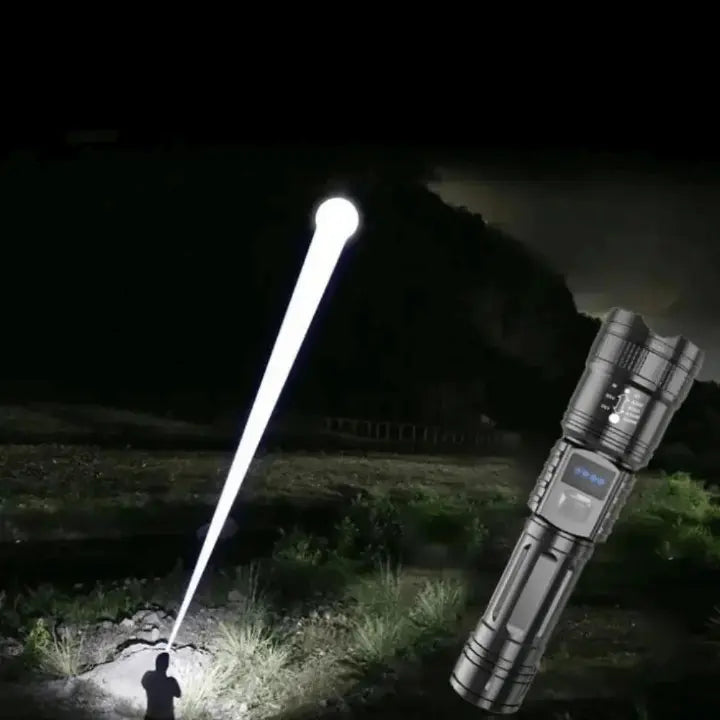 Ultra-Bright Waterproof Torch – Long-Range & Rechargeable Homezys
