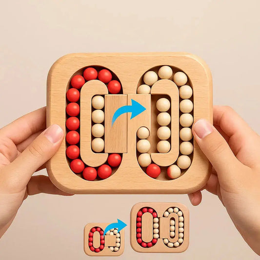 Handheld Wooden Maze Bean Puzzle - Calm Your Mind, Sharpen Focus Homezys