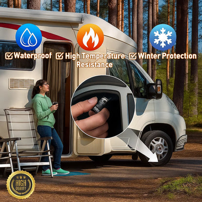 Solar Tire Pressure Monitoring System — Prevents Tire Accidents Early Homezys