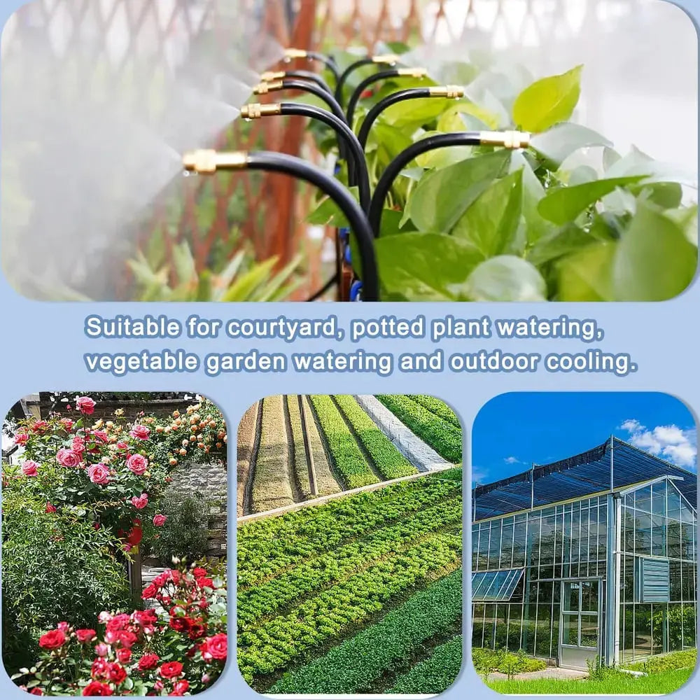 360° Drip Irrigation Kit for Effortless Garden Hydration Homezys