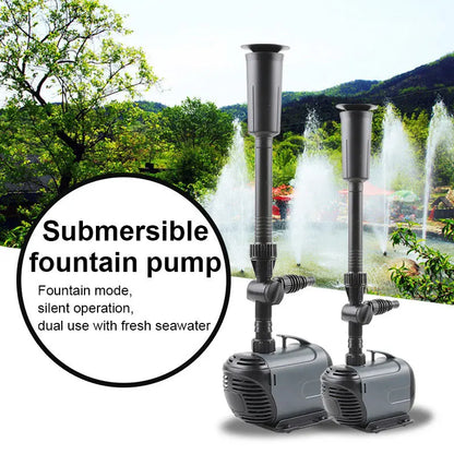 Durable multifunctional fountain pump with adjustable flow rate Mivoza Germany
