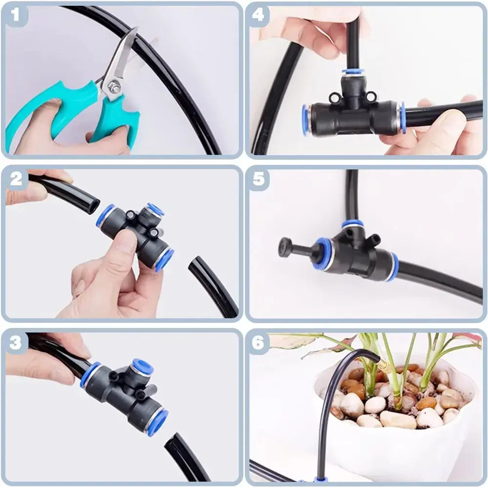360° Drip Irrigation Kit for Effortless Garden Hydration Homezys