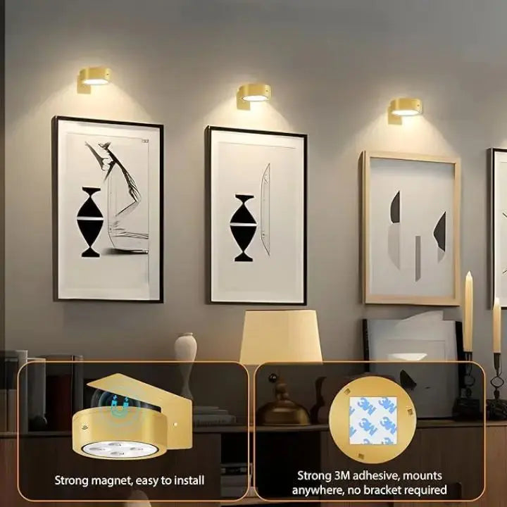 Magnetic LED light - Effortless Art Illumination Mivoza Deutschland