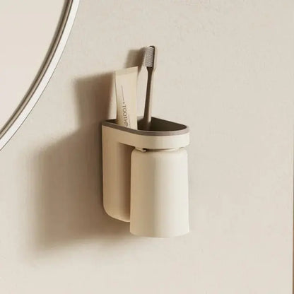 1+1 FREE | Wall-mounted adhesive toothbrush holder - no drilling required, space-saving Mivoza Germany