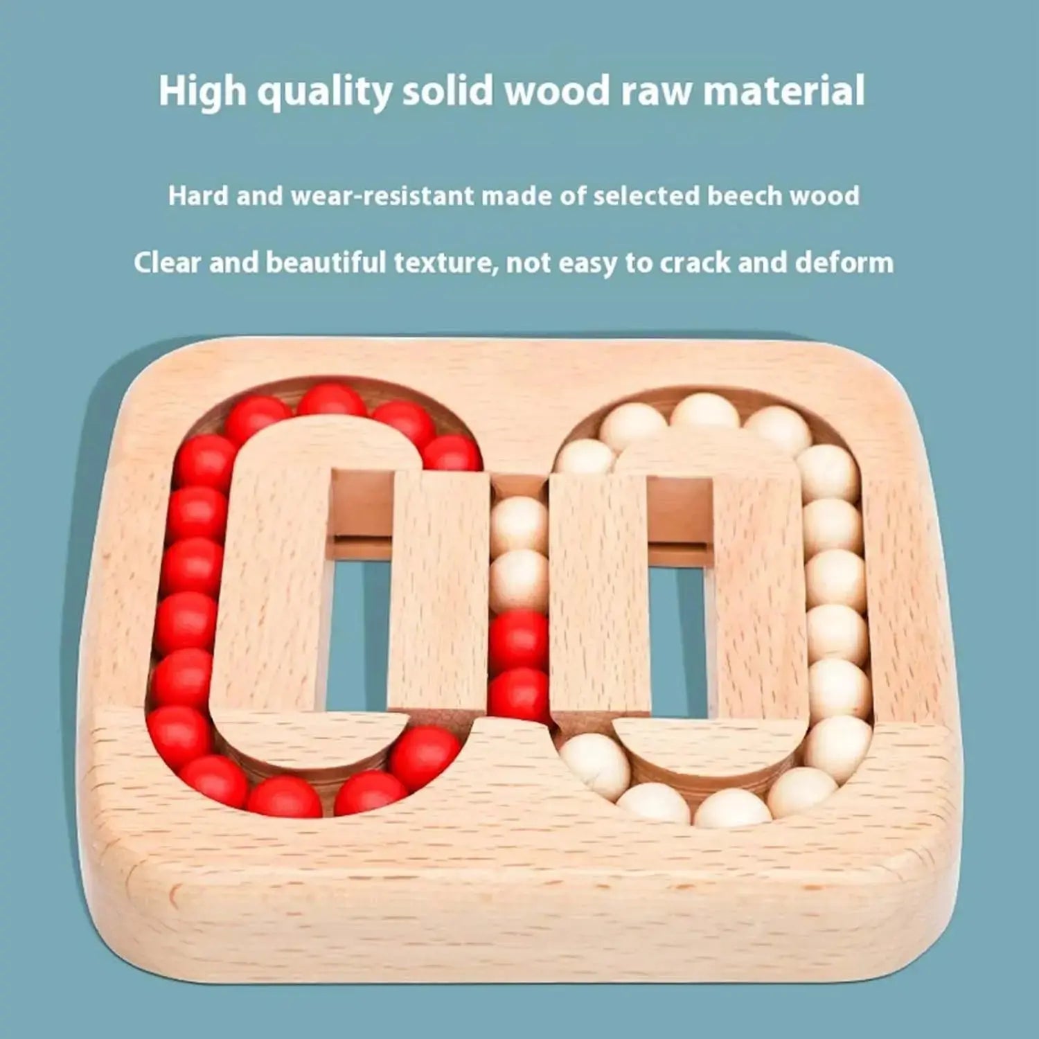 Handheld Wooden Maze Bean Puzzle - Calm Your Mind, Sharpen Focus Homezys