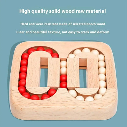 Handheld Wooden Maze Bean Puzzle - Calm Your Mind, Sharpen Focus Homezys
