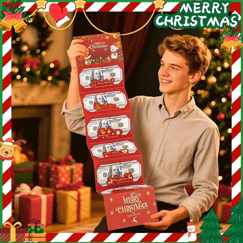 🎄 Kerst enveloppen met geld en geld clips Mivoza Deutschland