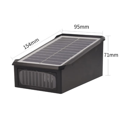 4-Sided RGB Solar Wall Light with Colour & Brightness Control Homezys